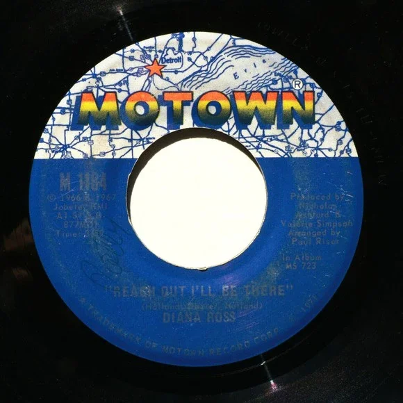 Diana Ross Reach Out I'll Be There/(They Long To Be) Close To You* 45 rpm Record - Picture 1 of 9